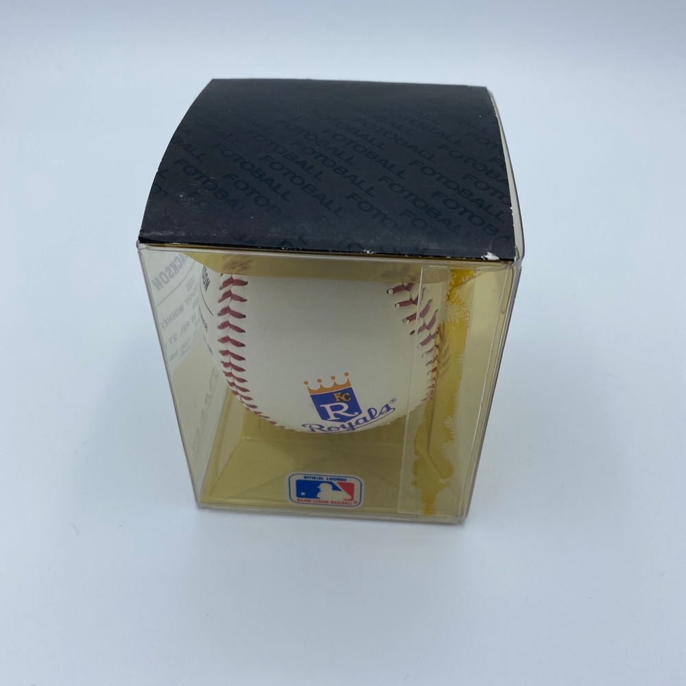 Vintage Kansas City Royals Bo Jackson Baseball collectors item in new box - Picture 5 of 6